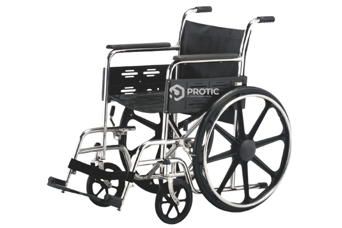 ZELOS WHEEL CHAIR STAINLESS STEEL - ZW100